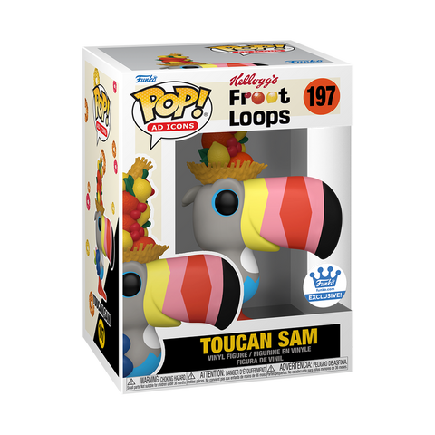 Funko Pop! AD ICON FROOT LOOPS TOUCAN SAM #197 [FUNKO SHOP EXCLUSIVE]