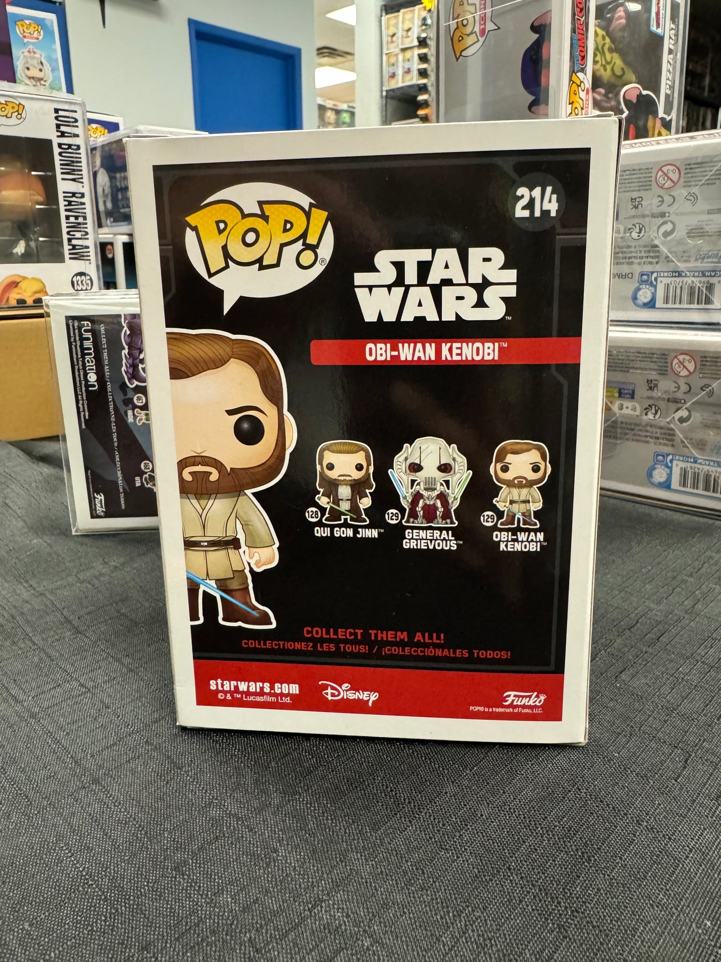 FUNKO POP! Star Wars Obi Wan Kenobi Smuggler’s Bounty Exclusive # 214 [SIGNED by Ewan McGregor] SWAU authentic