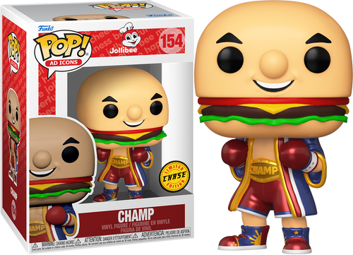 FUNKO POP! JOLLIBEE AD ICON CHAMP #154 *PREORDER*