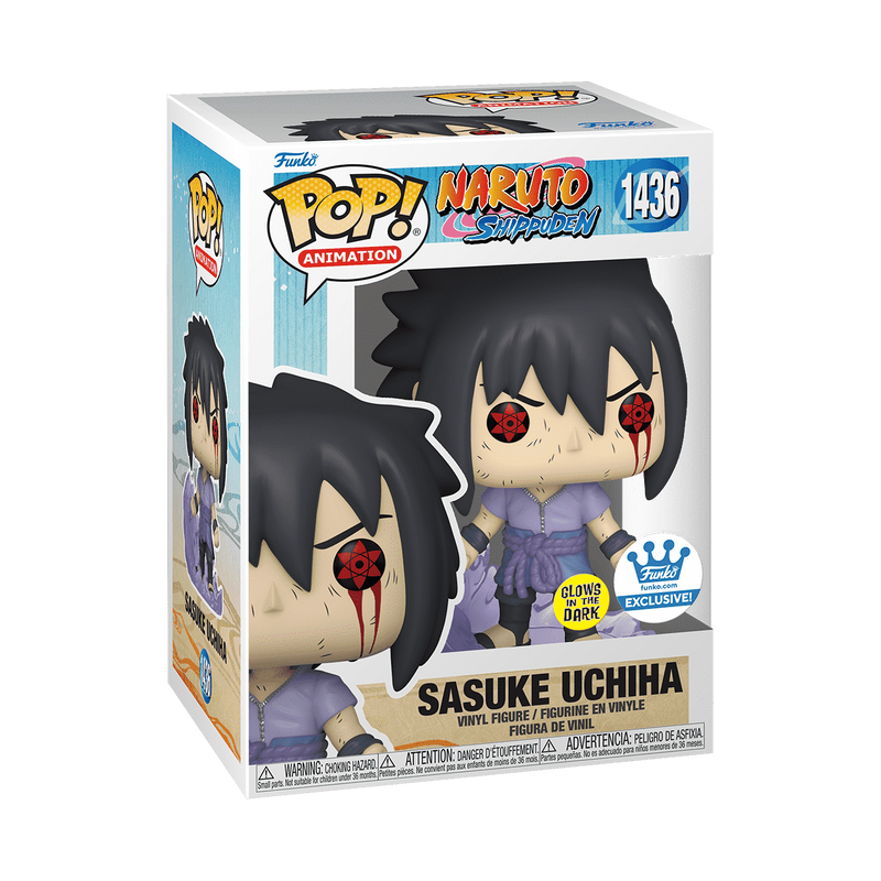 Funko Pop! Anime: Naruto - Sasuke Uchiha (Amaterasu) #1436 [Funko Shop Exclusive - GITD]
