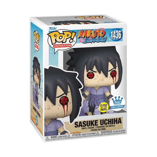Funko Pop! Anime: Naruto - Sasuke Uchiha (Amaterasu) #1436 [Funko Shop Exclusive - GITD]