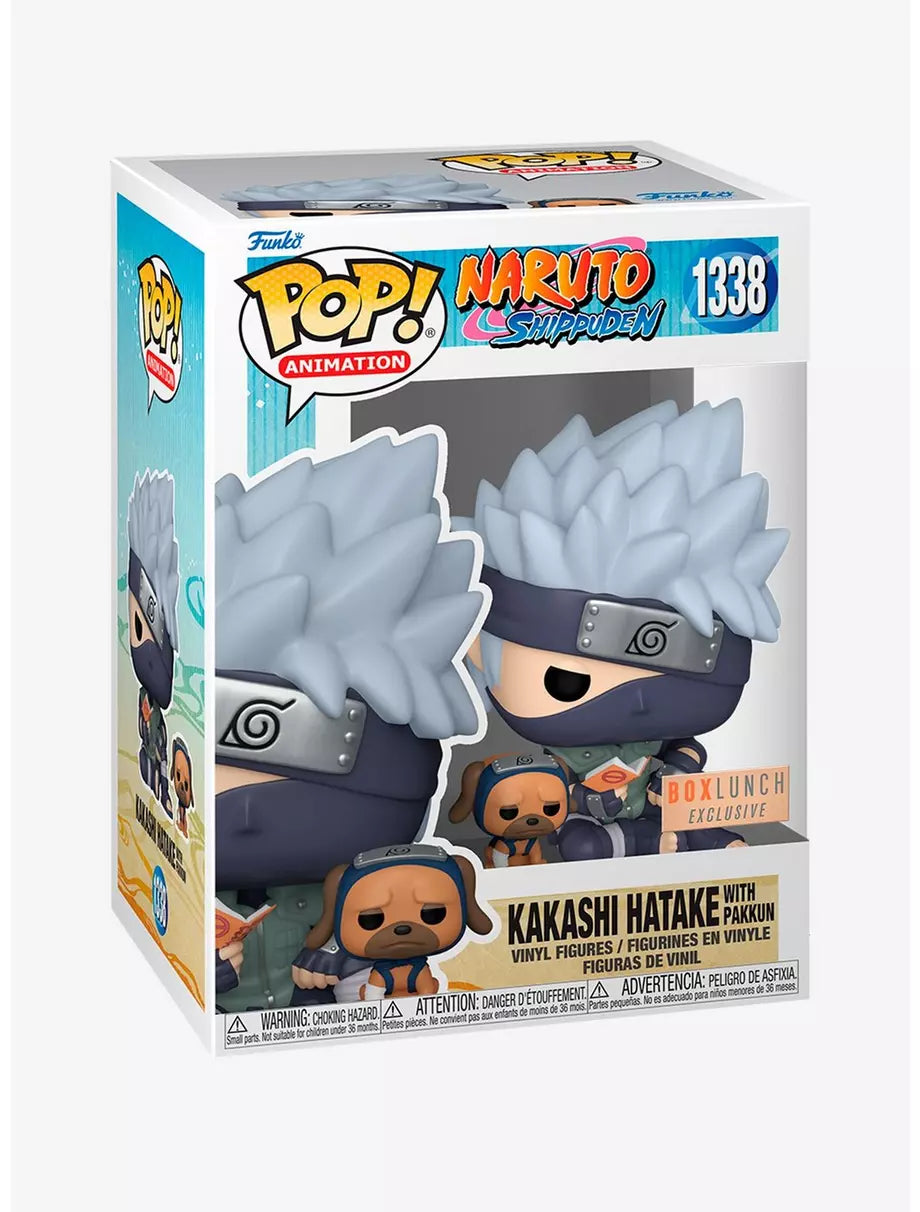 FUNKO POP! ANIME NARUTO SHIPPUDEN KAKASHI WITH PAKKUN #1338