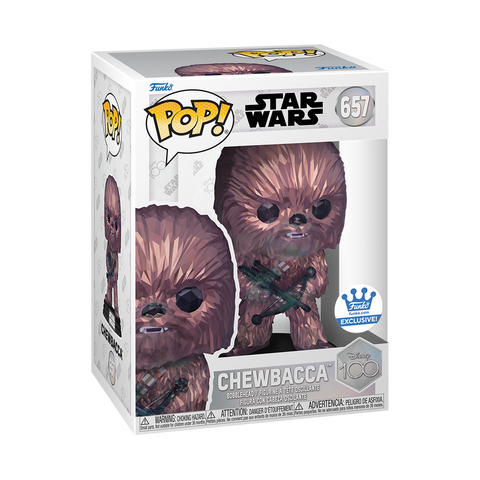 Funko Pop! DISNEY 100 STAR WARS CHEWBACCA FACET #657 [FUNKO SHOP EXCLUSIVE] *PREORDER*