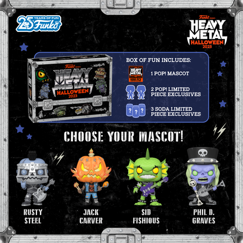 Funko Pop! HEAVY METAL HALLOWEEN BOX OF FUN [FUNKO SHOP EXCLUSIVE]