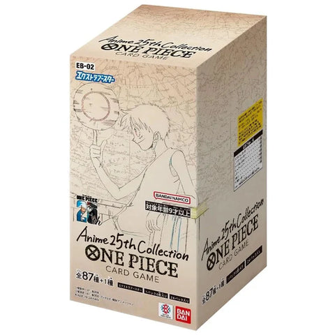 Bandai: One Piece Card Game - EB-02 Anime 25th Collection Japanese Booster Box