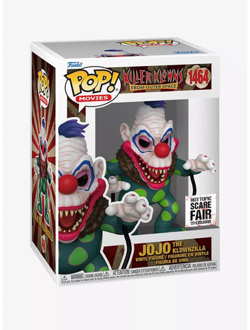 FUNKO POP! Movies Horror KILLER KLOWNS JOJO KLOWNZILLA #1464 [2023 HOT TOPIC SCARED FAIR] *PREORDER*