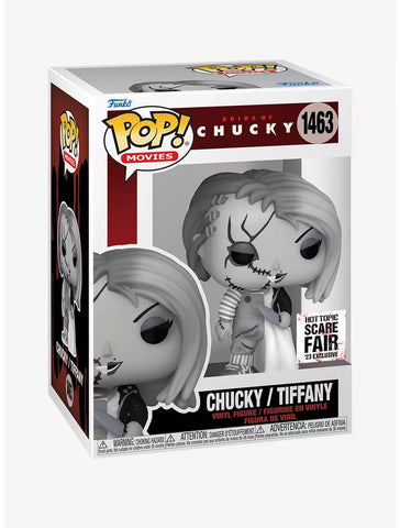 FUNKO POP! Movies Horror CHUCKY and TIFFANY #1463 [2023 HOT TOPIC SCARED FAIR] *PREORDER*