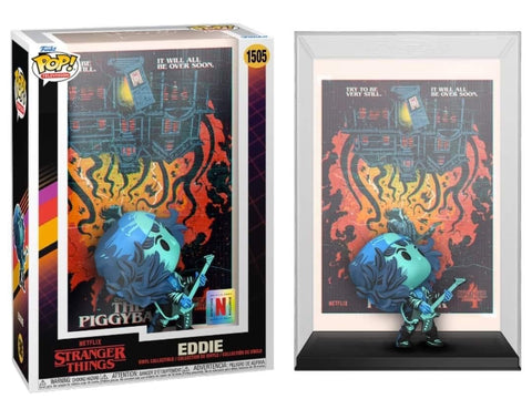 FUNKO POP! STRANGER THINGS EDDIE THE PIGGY BACK COMIC COVER #1505 [NETFLIX EXCLUSIVE] *PREORDER*