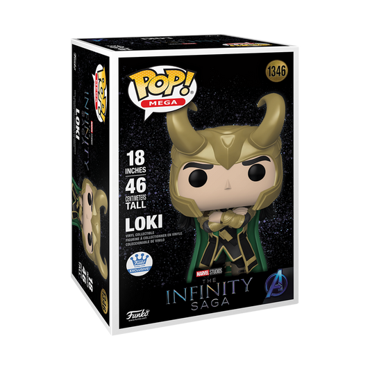Funko Pop! Marvel: Infinity Saga - Mega 18" Loki #1346 [Funko Shop Exclusive]