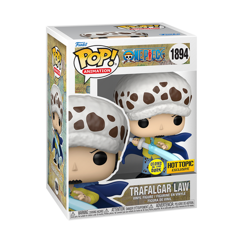 Funko Pop! Anime: One Piece - Trafalgar Law #1894 [Hot Topic Exclusive - GITD] *PREORDER*