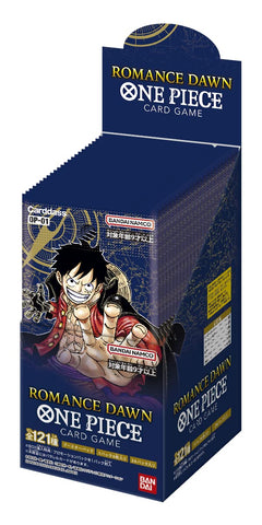 Bandai ONE PIECE CARD GAME - OP-01 ROMANCE DAWN BOOSTER BOX of 24 PACKS JAPANESE
