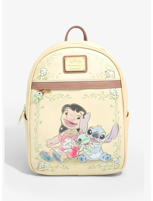 Loungefly: Disney - Lilo & Stitch Soft Beige Backpack