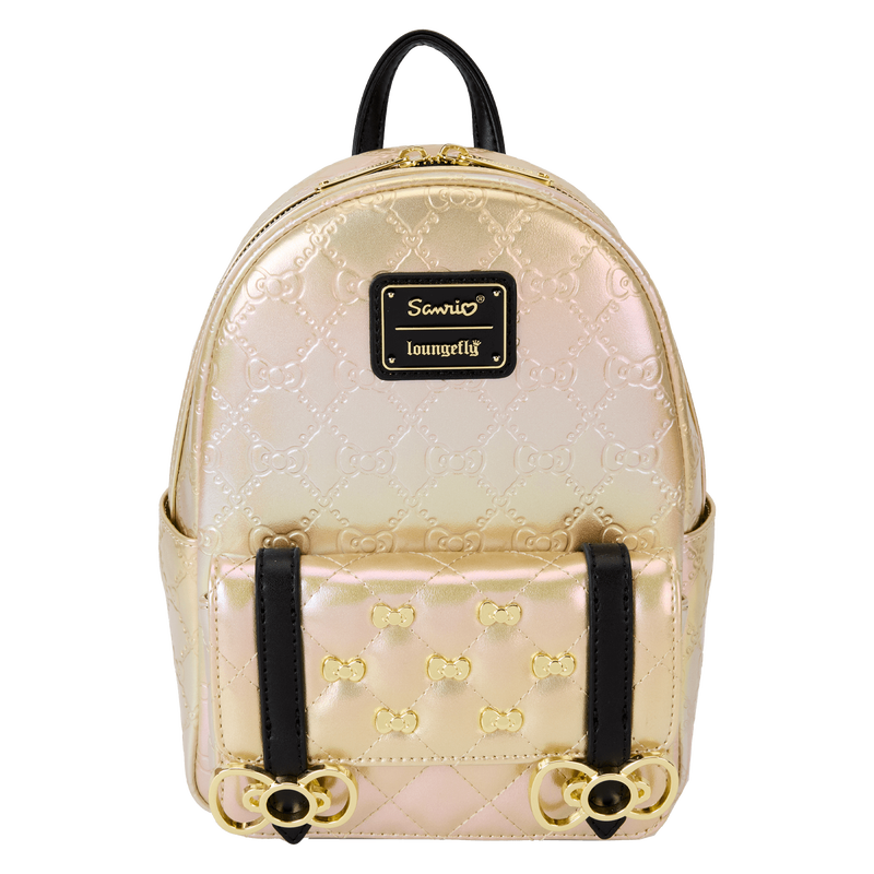Loungefly: Sanrio - Hello Kitty (50th Anniversary) Metallic Gold Mini Backpack