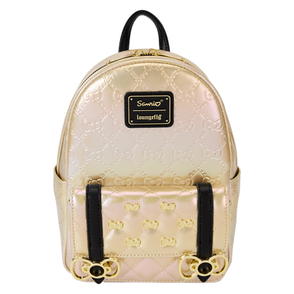 Loungefly: Sanrio - Hello Kitty (50th Anniversary) Metallic Gold Mini Backpack