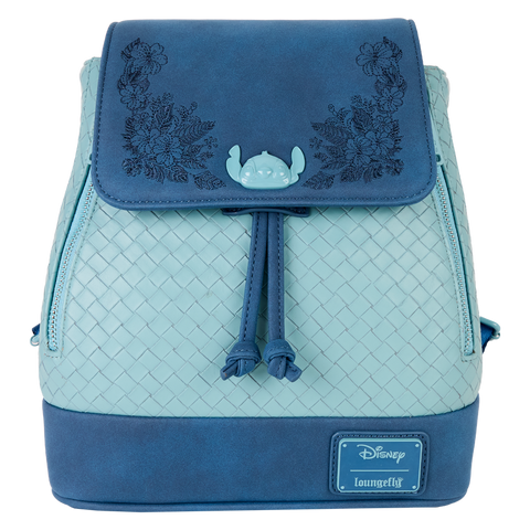 Loungefly: Disney - Lilo & Stitch Embroidered Floral Drawstring Mini Backpack