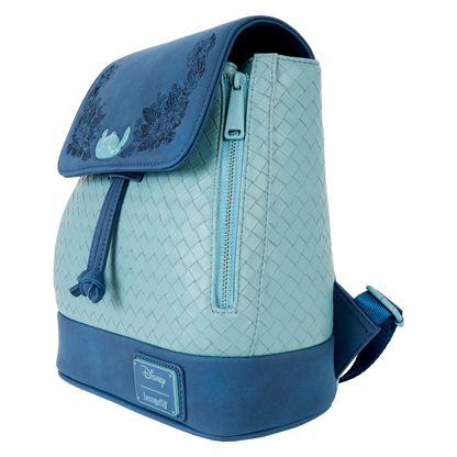 Loungefly: Disney - Lilo & Stitch Embroidered Floral Drawstring Mini Backpack