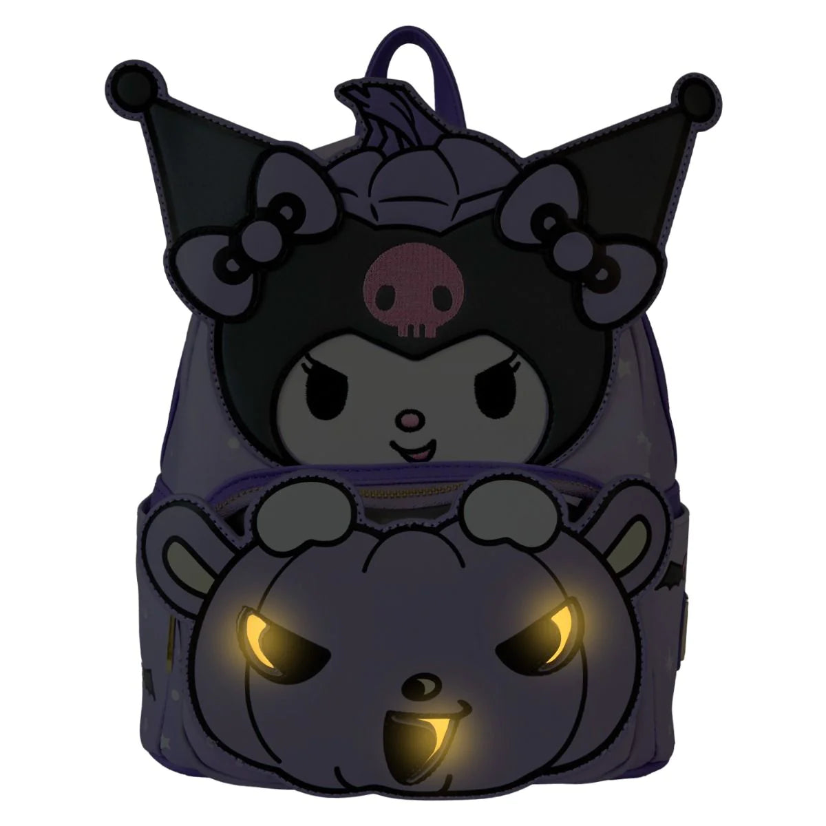 Loungefly: Sanrio - Kuromi Pumpkin Mini Backpack