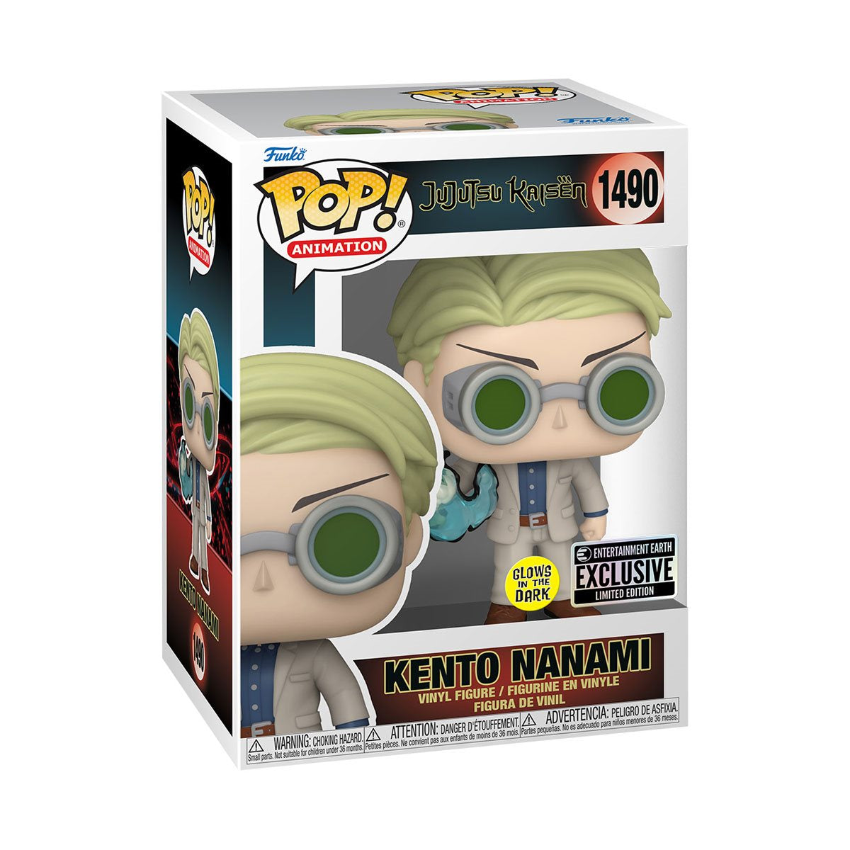 FUNKO POP! Anime: Jujutsu Kaisen - Kento Nanami #1490 [Entertainment Earth Exclusive - GITD]