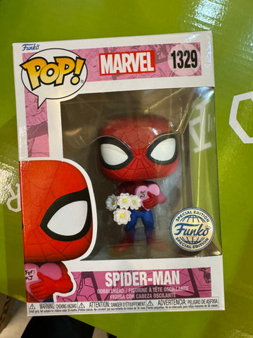 FUNKO POP! MARVEL SPIDER-MAN WITH FLOWERS FOR MJ #1329 [SPECIAL EDITION EXCLUSIVE]