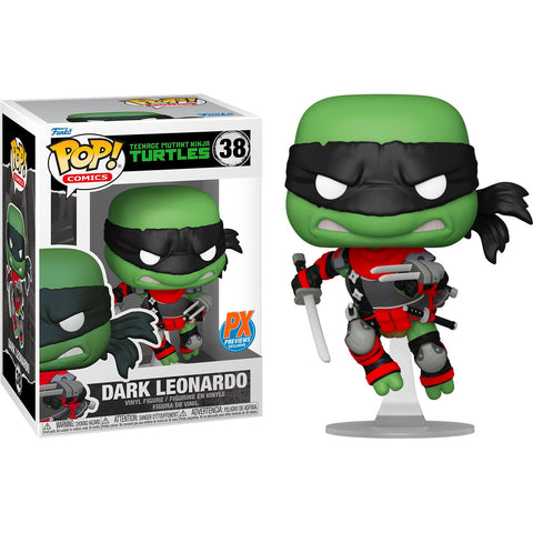 FUNKO POP! TMNT NINJA TURTLE DARK LEONARDO #38 [PX EXCLUSIVE] *PREORDER*