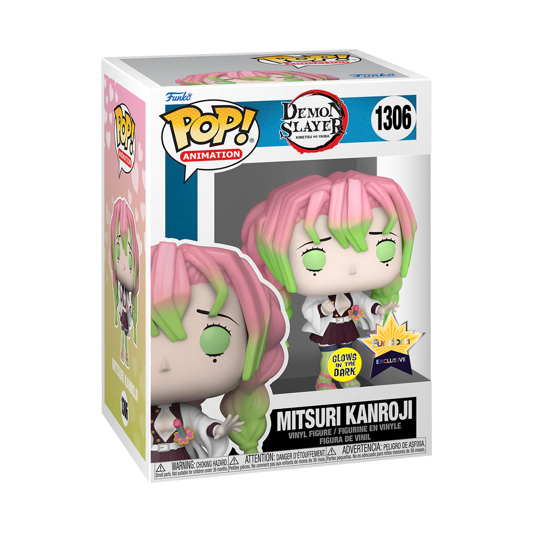 Funko Pop! ANIME DEMON SLAYER MITSURI KANJORI GLOW IN THE DARK #1306 [EXCLUSIVE] *PREORDER*