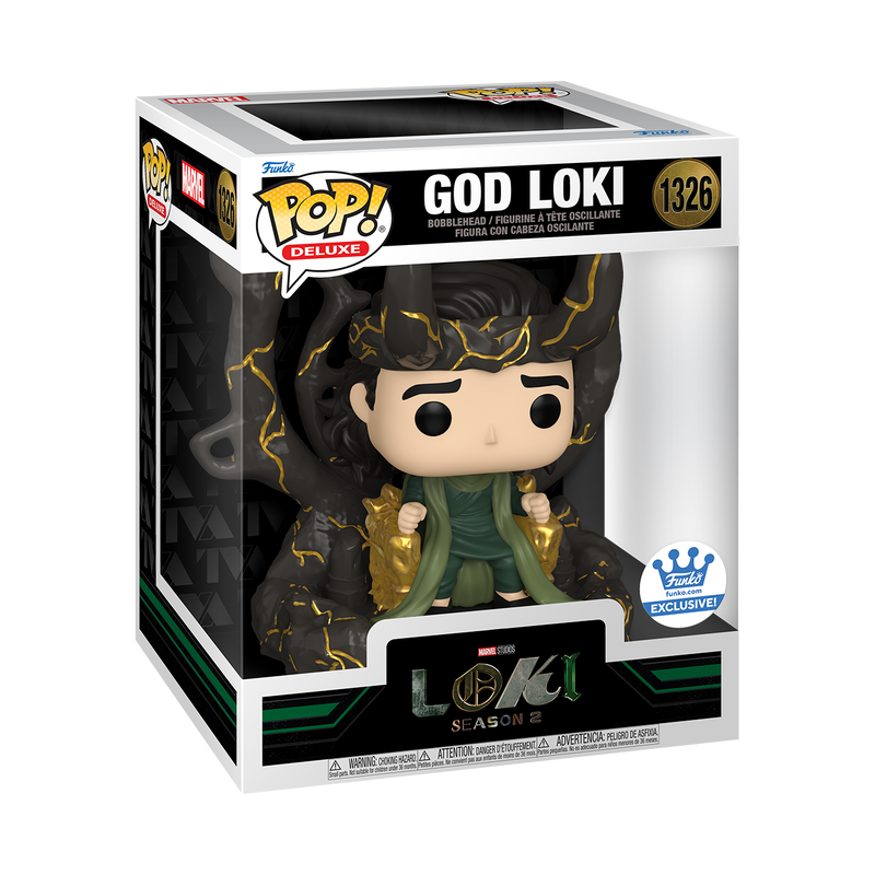 Funko Pop! 6” MARVEL GOD LOKI #1326 - 6” [FUNKO SHOP EXCLUSIVE]