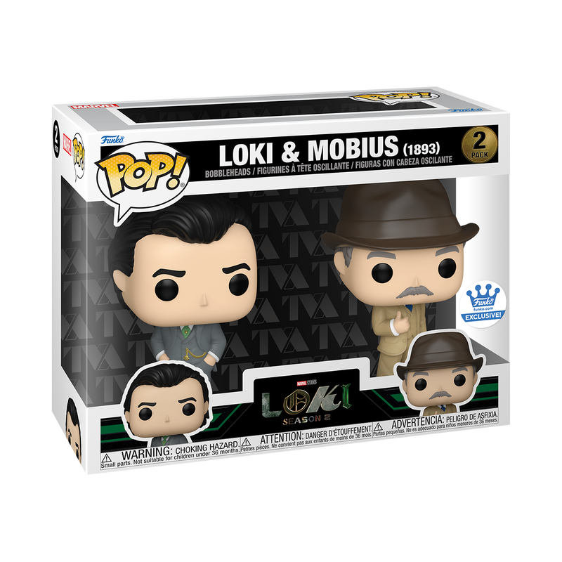 Funko Pop! Marvel - Loki & Mobius (1893) 2pk [Funko Shop Exclusive]