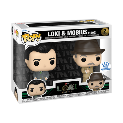 Funko Pop! Marvel - Loki & Mobius (1893) 2pk [Funko Shop Exclusive]