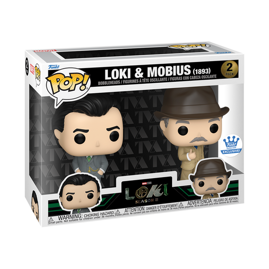 Funko Pop! Marvel - Loki & Mobius (1893) 2pk [Funko Shop Exclusive]