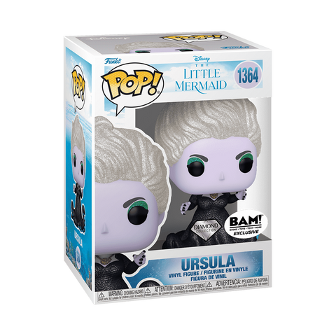 Funko Pop! DISNEY LITTLE MERMAID URSULA DIAMOND GLITTER #1364 [BAM EXCLUSIVE]