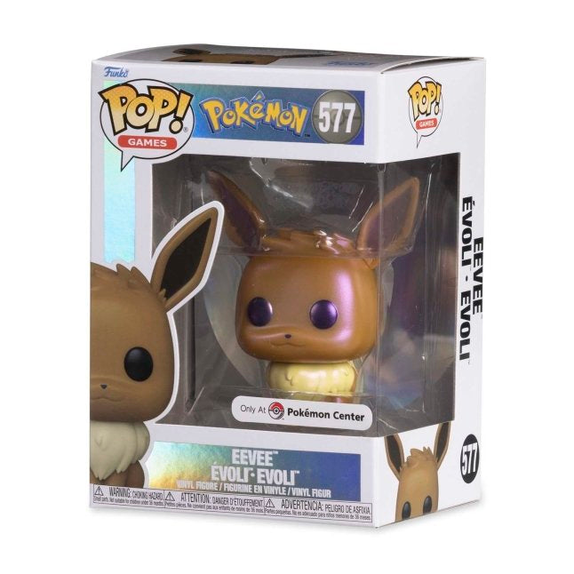 Funko Pop! Games: Pokemon - Eevee (Pearlescent) #577 [Pokemon Center Exclusive]