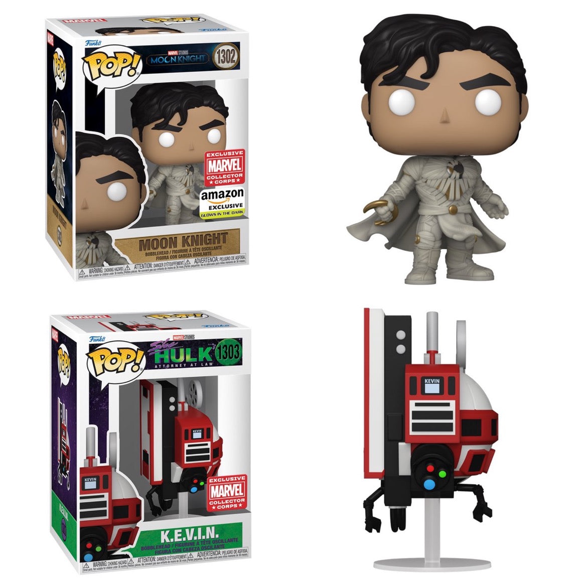 FUNKO POP! MARVEL COLLECTOR CORPS DISNEY PLUS 2.0 MOON KNIGHT AND