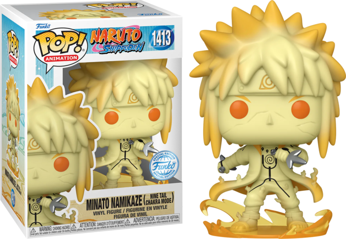 FUNKO POP! ANIMATION: NARUTO - MINATO NAMIKAZE [NINE TAIL CHAKRA MODE] #1413