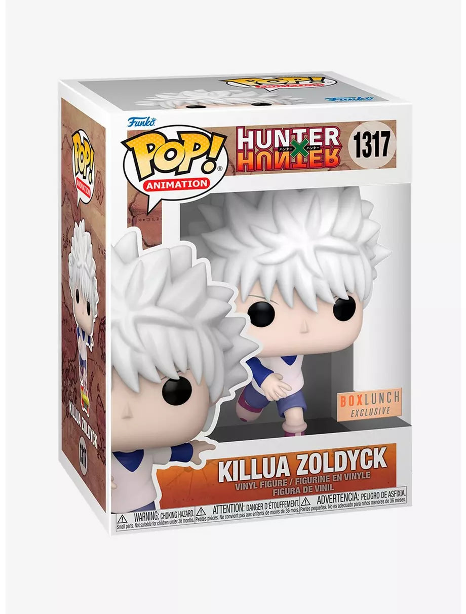 Funko Pop! ANIME HUNTER X HUNTER KILLUA ZOLDYCK SKATEBOARD #1317 [BOXLUNCH EXCLUSIVE] *PREORDER*