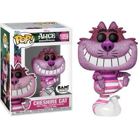 Funko Pop! Disney: Alice in Wonderland - Cheshire Cat (Diamond Glitter) #1059 [BAM! Exclusive]