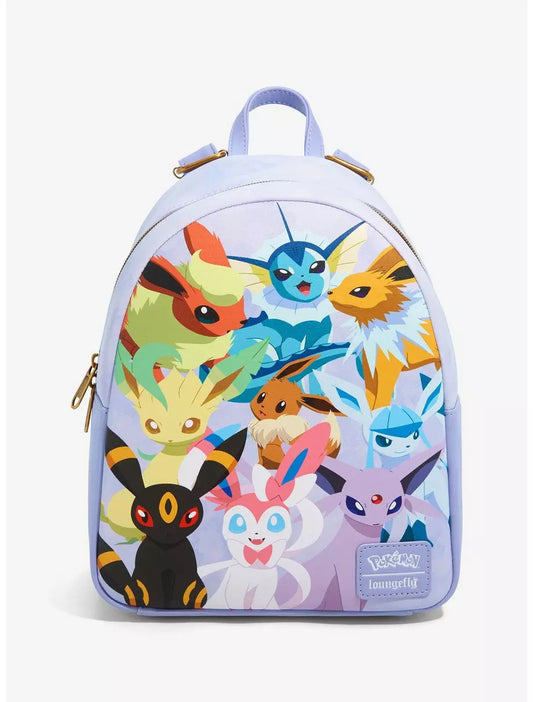 EXCLUSIVE* LOUNGEFLY POKEMON EEVEE Eeveelutions mini-Backpack