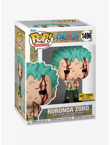 Funko Pop! Anime: One Piece - Roronoa Zoro (Nothing Happened) #1496 [Hot Topic Exclusive]