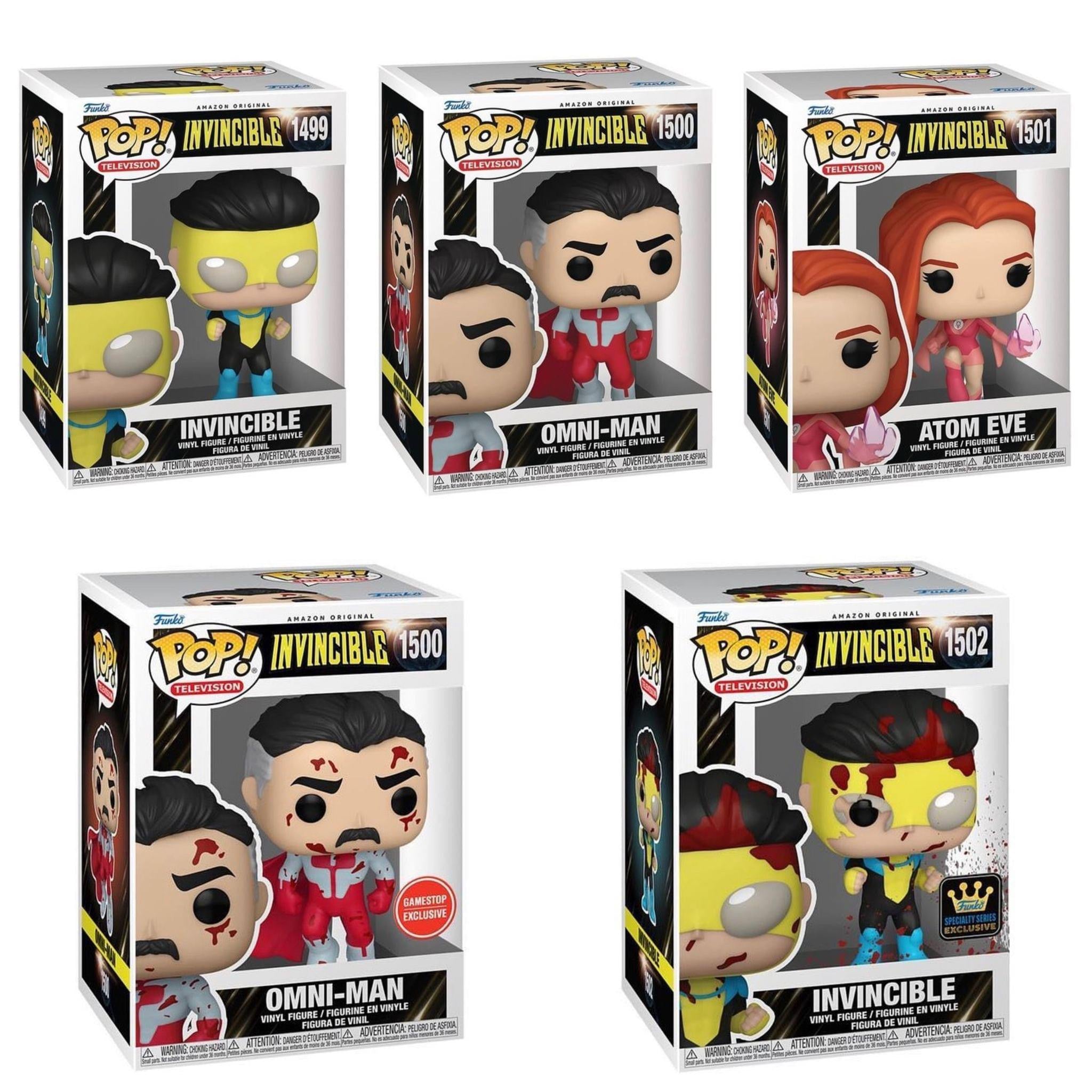 Funko Pop! Invincible - Omni-Man #1500 / Atom Eve #1501