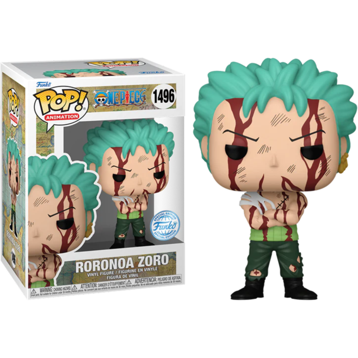 Funko Pop! Anime: One Piece - Roronoa Zoro (Nothing Happened) #1496 [Hot Topic Exclusive]