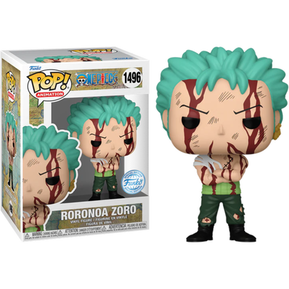 Funko Pop! Anime: One Piece - Roronoa Zoro (Nothing Happened) #1496 [Hot Topic Exclusive]