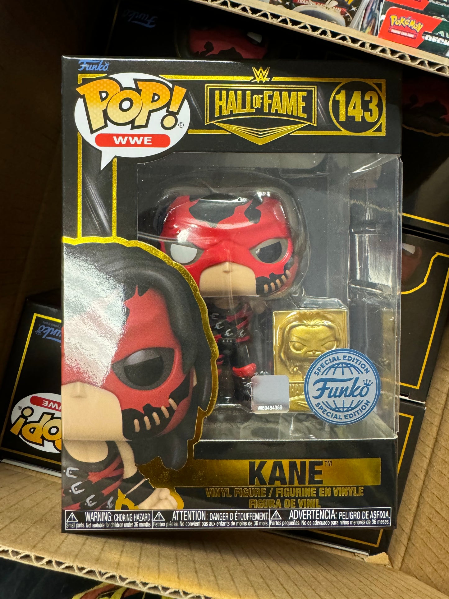 FUNKO POP! WWE HALL OF FAME KANE BLACK BOX LIMITED 5000 #143 [FANATICS EXCLUSIVE] *PREORDER*