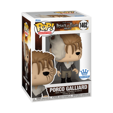 FUNKO POP! ATTACK ON TITAN PORCO GALLIARD #1402 [FUNKO SHOP EXCLUSIVE] *PREORDER*