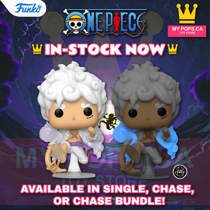 gear 5 pop figure FUNKO POP! ONE PIECE LUFFY GEAR 5 #1607 CHASE GLOW OR COMMON – MyPops.ca