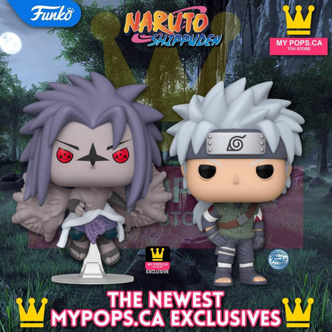 Funko Pop! Anime: Naruto - Sakume Hatake & Sasuke Curse Mark 2 [Exclusive]