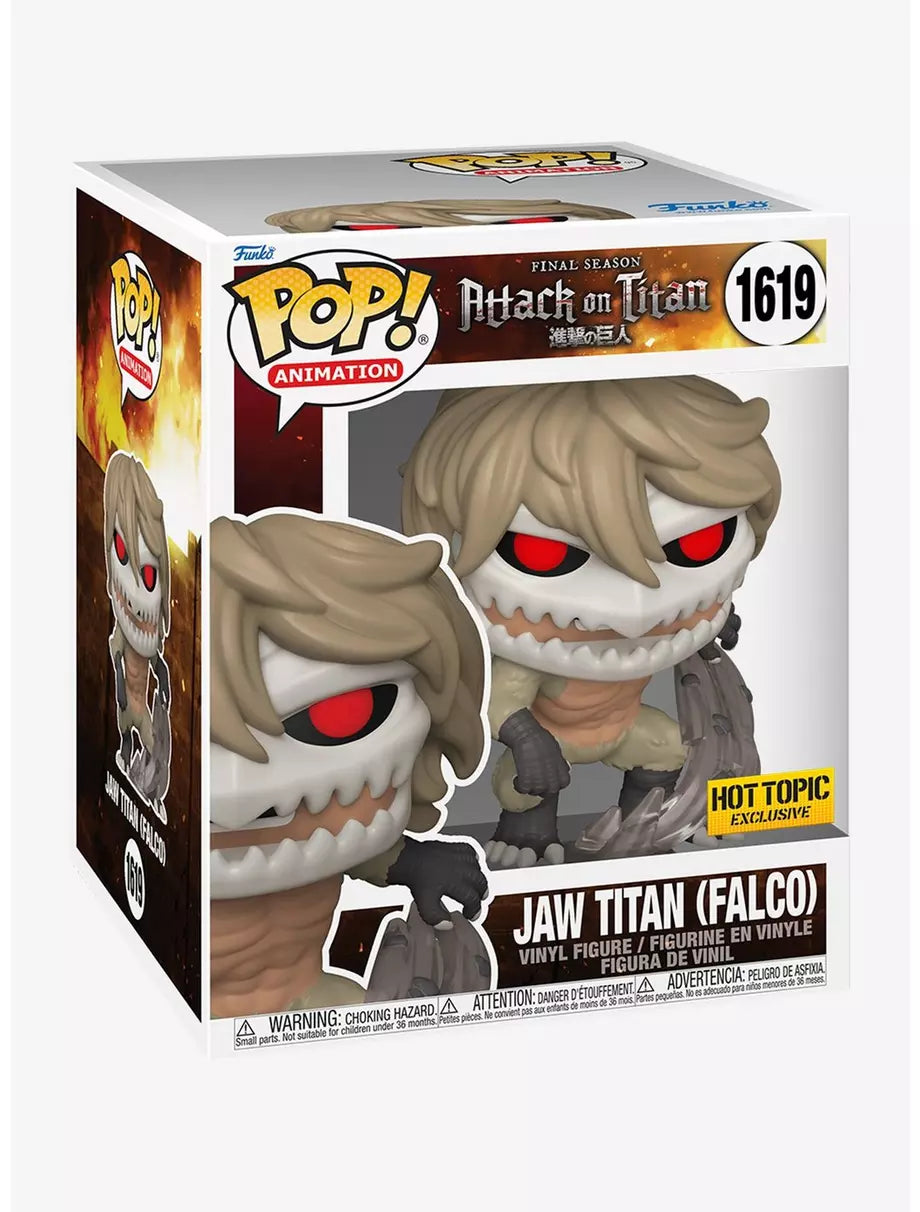 FUNKO POP! ATTACK ON TITAN JAW TITAN (FALCO) #1619 [Hot Topic EXCLUSIVE]
