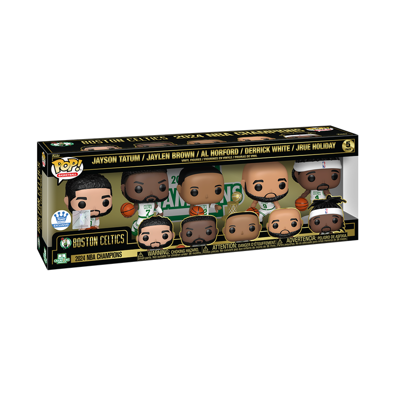 Funko Pop! Sports: NBA (Basketball) - Boston Celtics 2024 NBA Champions 5pk [Funko Shop Exclusive]