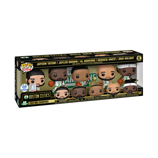 Funko Pop! Sports: NBA (Basketball) - Boston Celtics 2024 NBA Champions 5pk [Funko Shop Exclusive]