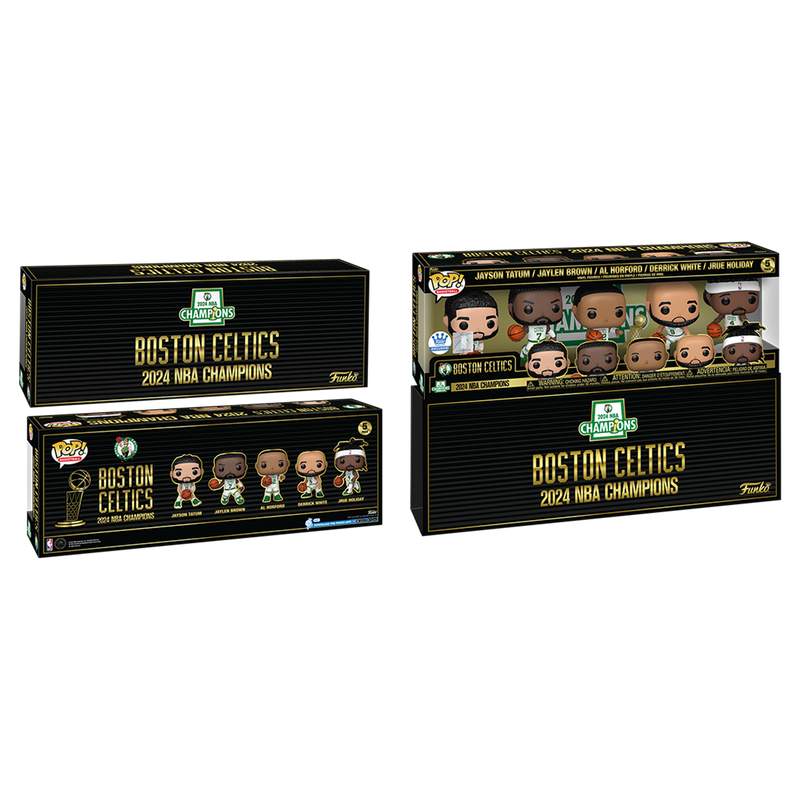 Funko Pop! Sports: NBA (Basketball) - Boston Celtics 2024 NBA Champions 5pk [Funko Shop Exclusive]