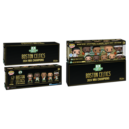 Funko Pop! Sports: NBA (Basketball) - Boston Celtics 2024 NBA Champions 5pk [Funko Shop Exclusive]