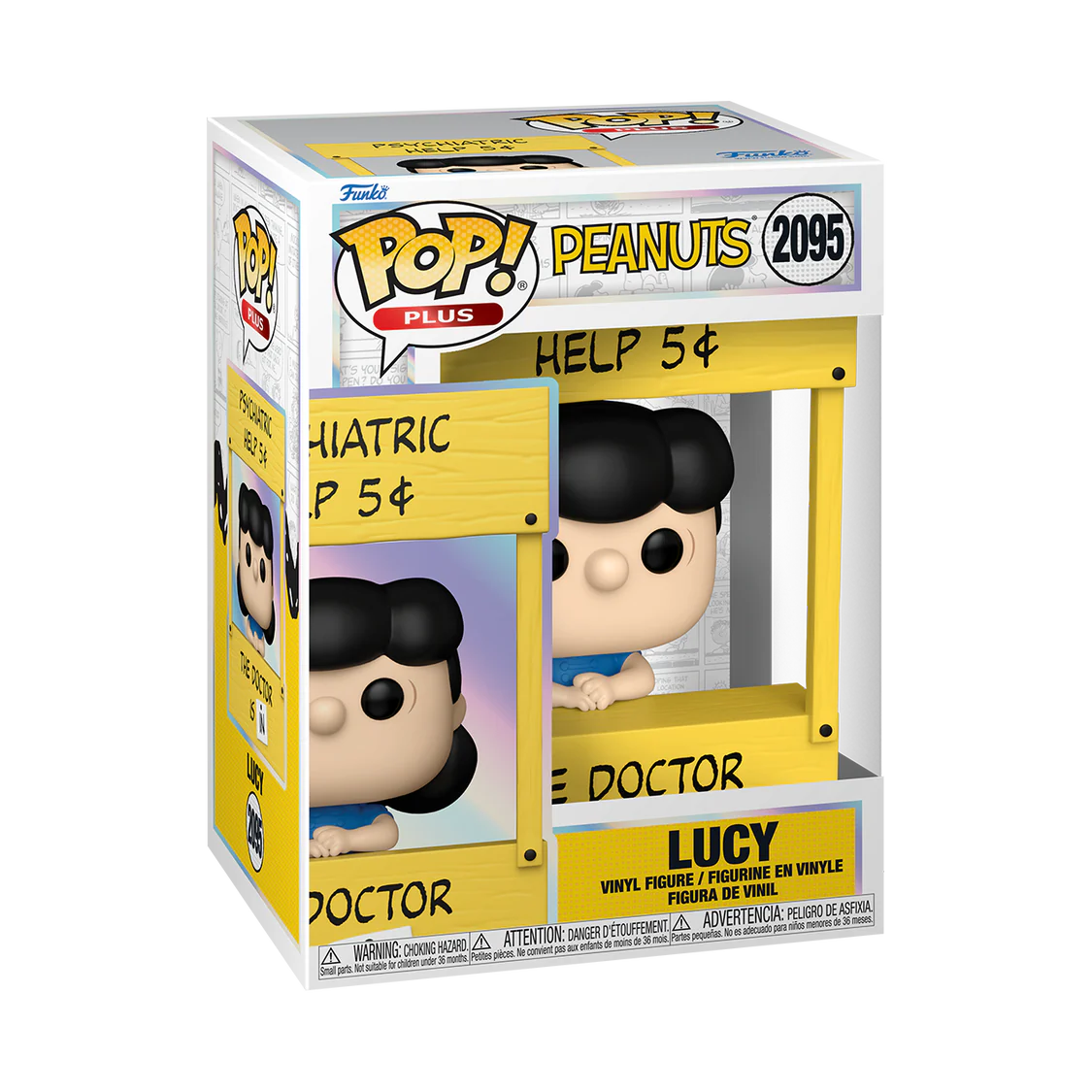 Funko Pop! Peanuts - Deluxe Schroeder Playing Piano / Plus Lucy with Doctor Stand / Franklin with Ball / Pigpen